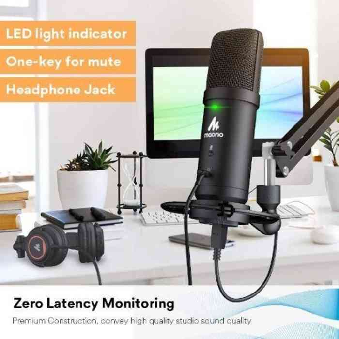 MAONO AU-PM401 Zero Latency Monitoring Microphone